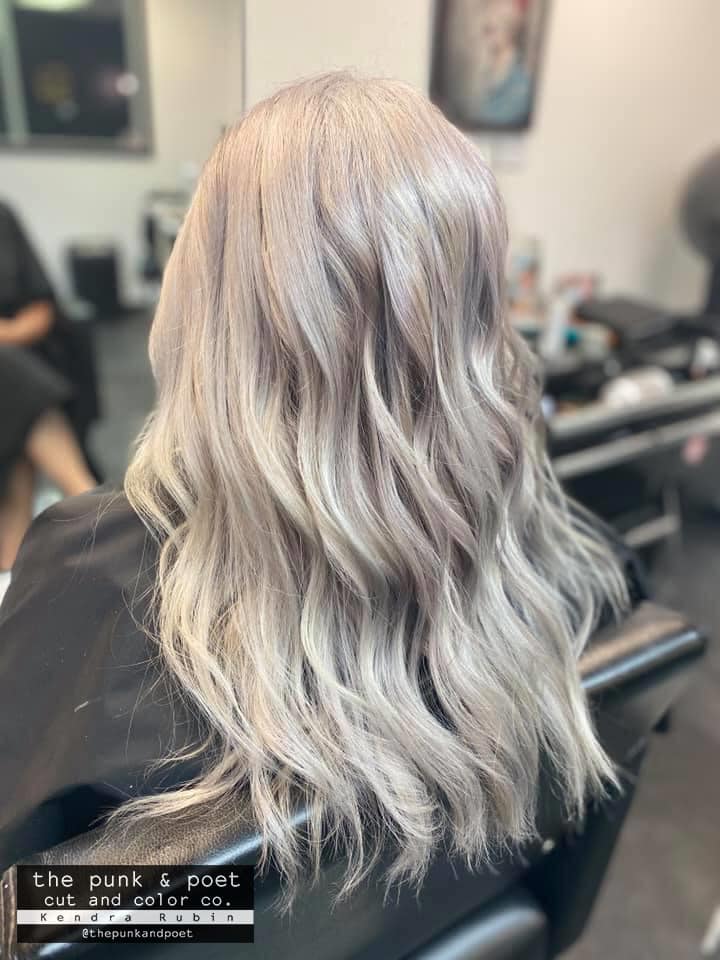 silver hair color salon in cumming ga